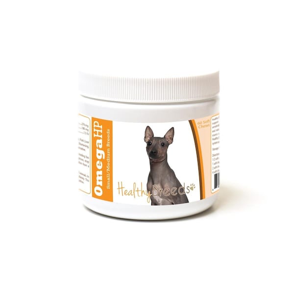 Pamperedpets American Hairless Terrier Omega HP Fatty Acid Skin & Coat Support Soft Chews PA3491301 - main